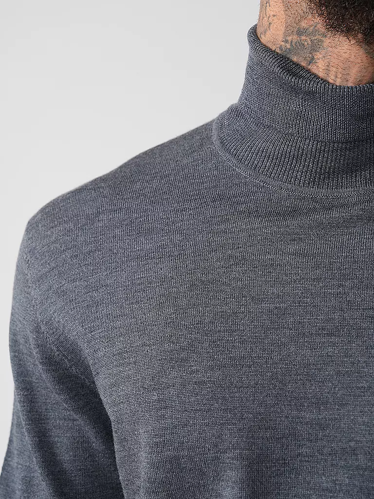 PROFUOMO | Rollkragenpullover  | grau