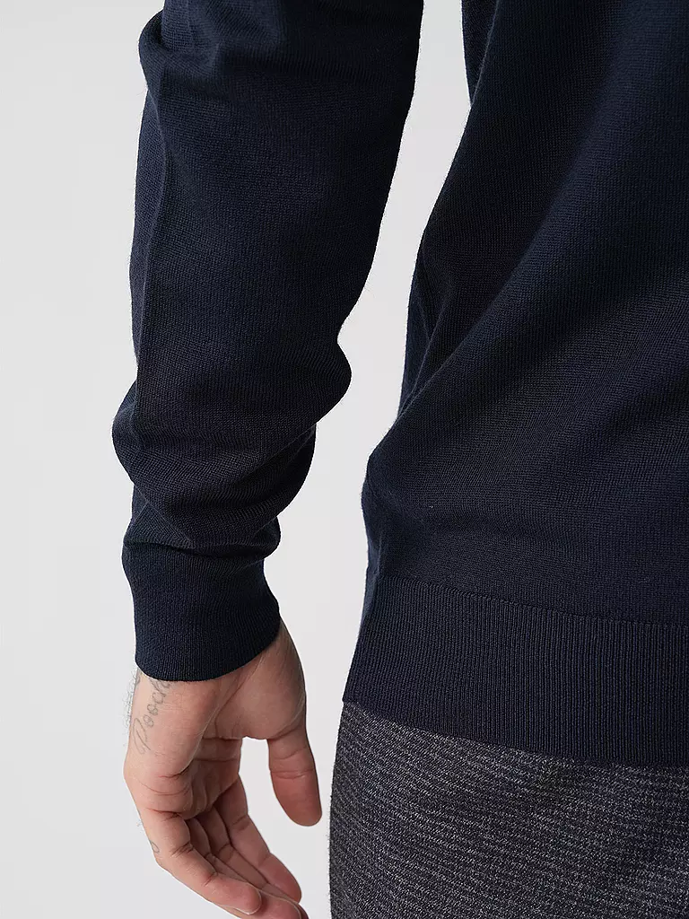 PROFUOMO | Rollkragenpullover  | dunkelblau