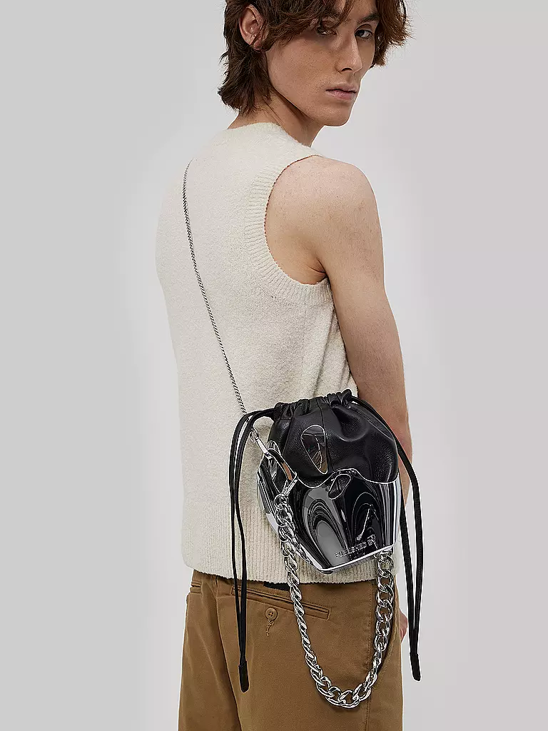 PUBLISHED BY | Ledertasche - Bucket Bag  | schwarz