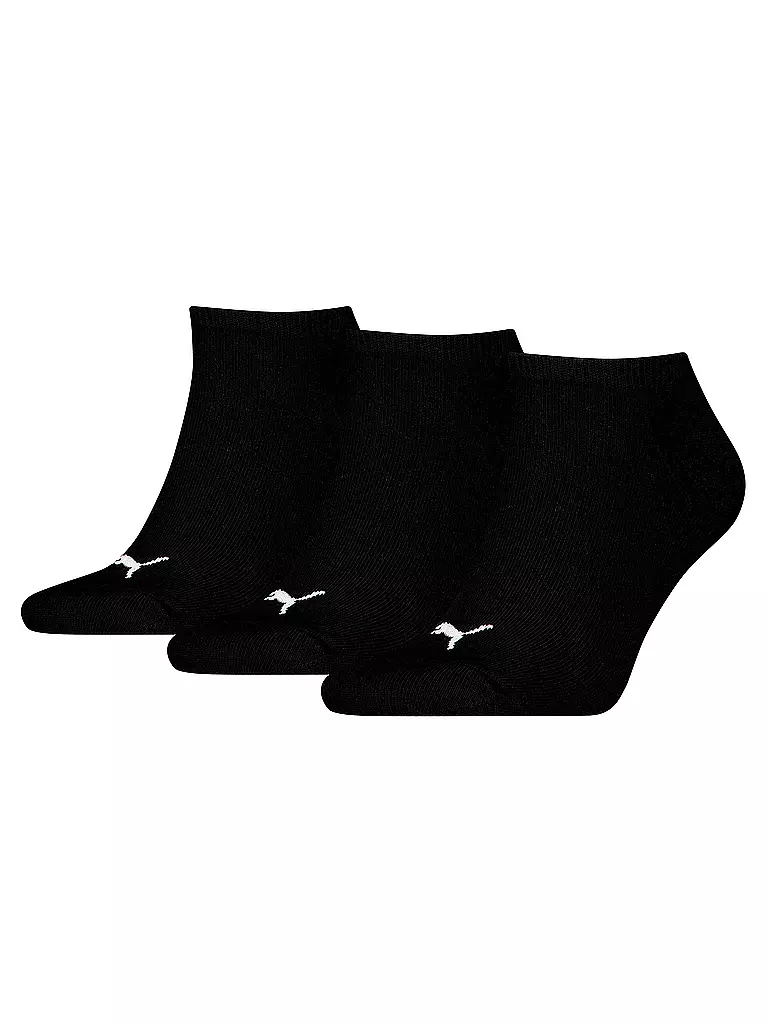 PUMA | Sneaker Socken 3er Pkg black | schwarz