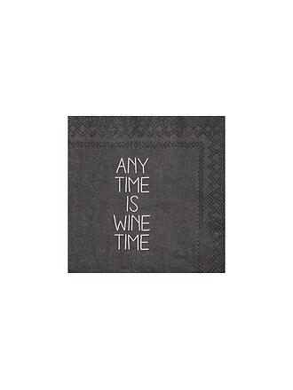 RAEDER | Cocktail Servietten 25x25cm ANY TIME IS WINE TIME