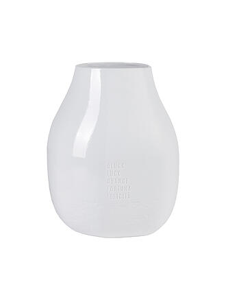 RAEDER | Freiform Vase Glück 5-sprachig 20x19x25cm