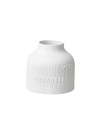 RAEDER | Vase FÜR IMMER VERZAUBERT 17,5x17cm Weiss