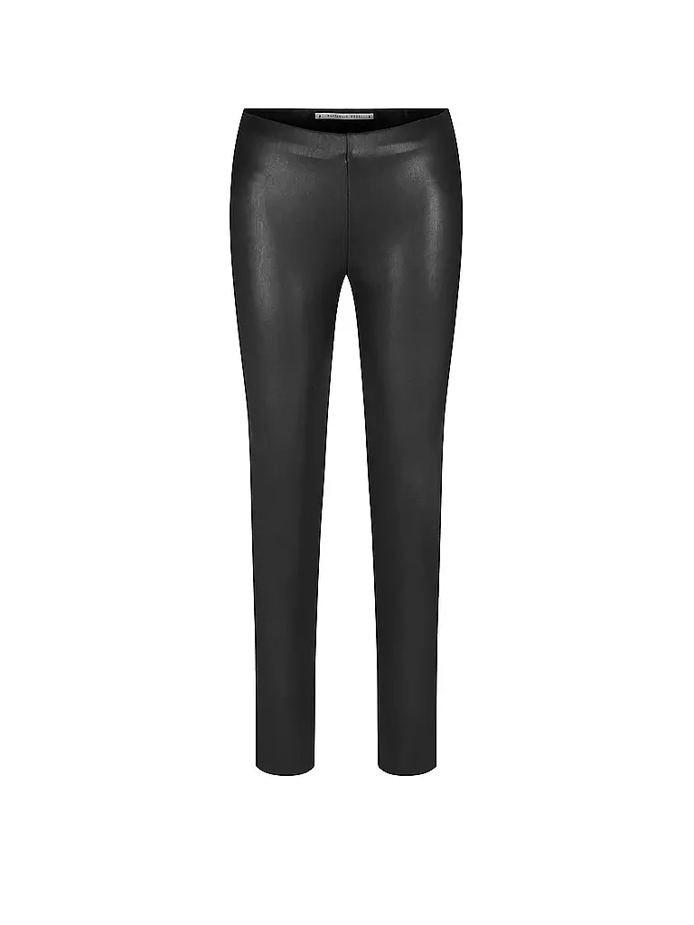 RAFFAELLO ROSSI | Hose in Lederoptik Skinny Fit RESA | schwarz