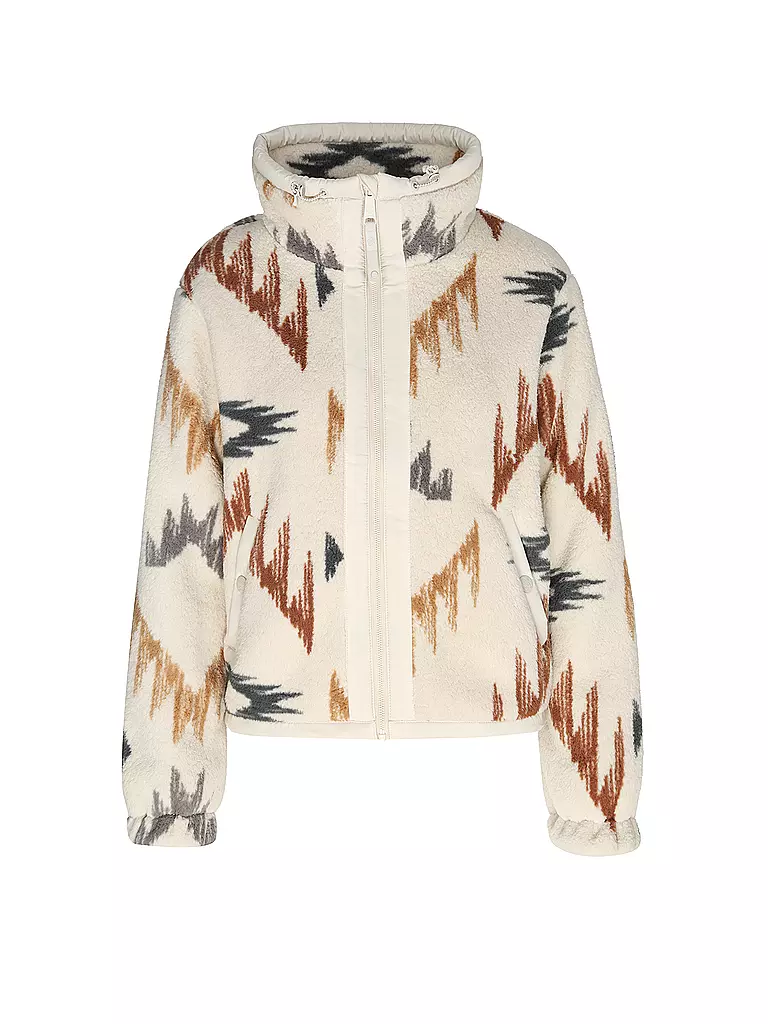 RAGWEAR | Fleecejacke NORDICKA AZTEC | creme