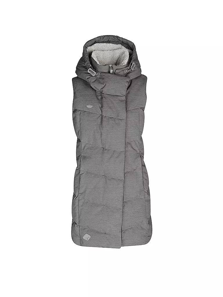 RAGWEAR | Steppgilet PAVLA | grau