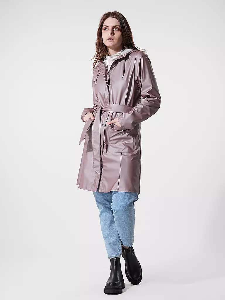 RAINS | Regenjacke CURVE W JACKET  | silber