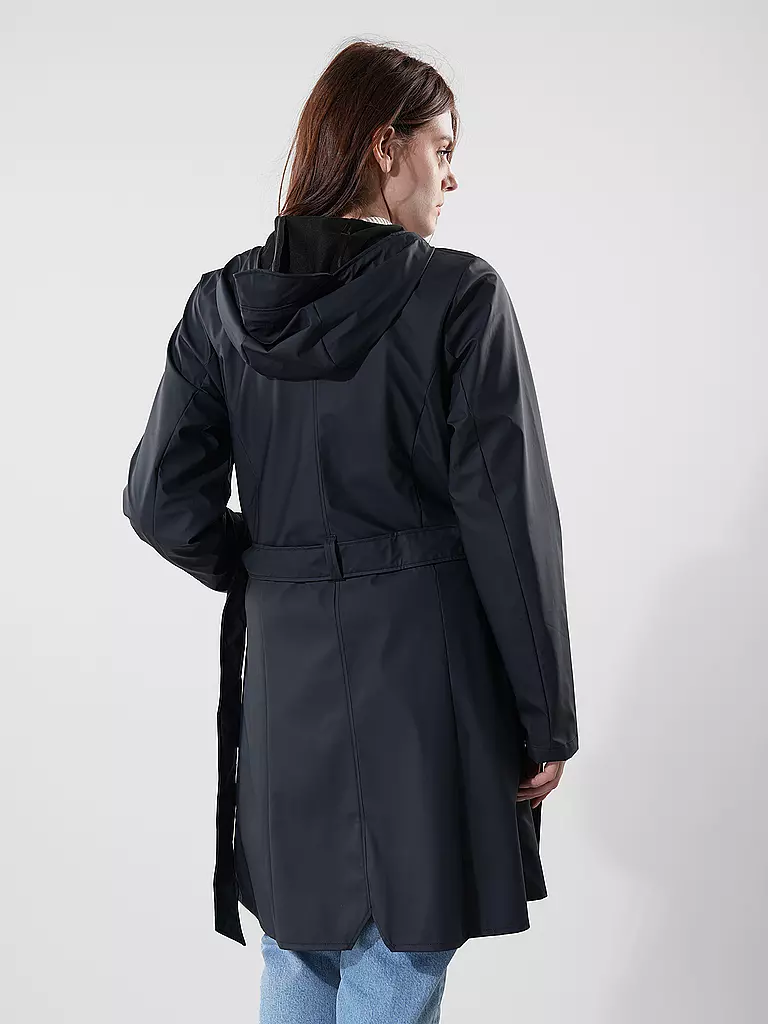 RAINS | Regenjacke CURVE W JACKET  | dunkelblau