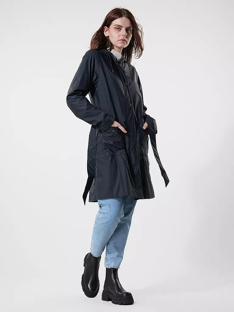 RAINS | Regenjacke CURVE W JACKET | schwarz