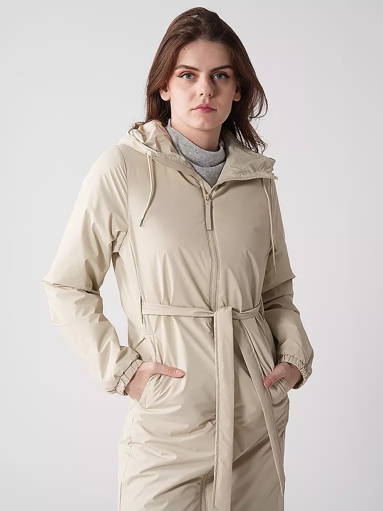 RAINS | Regenjacke LOHJA LONG INSULTED CURVED JACKET | schwarz