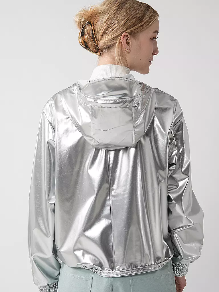 RAINS | Regenjacke STRING W JACKET | silber