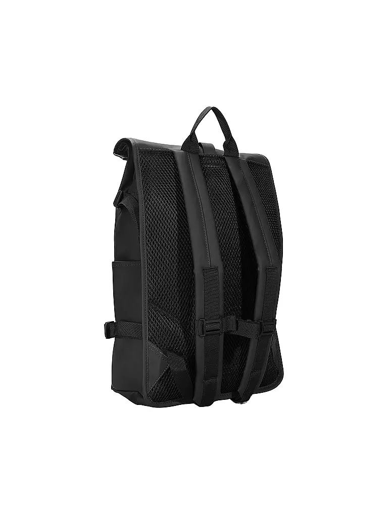 RAINS | Rucksack Rolltop Large  | schwarz