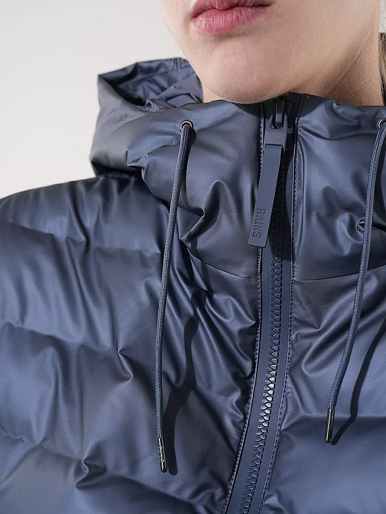 RAINS | Steppjacke LOHJA LONG PUFFER JACKET | schwarz