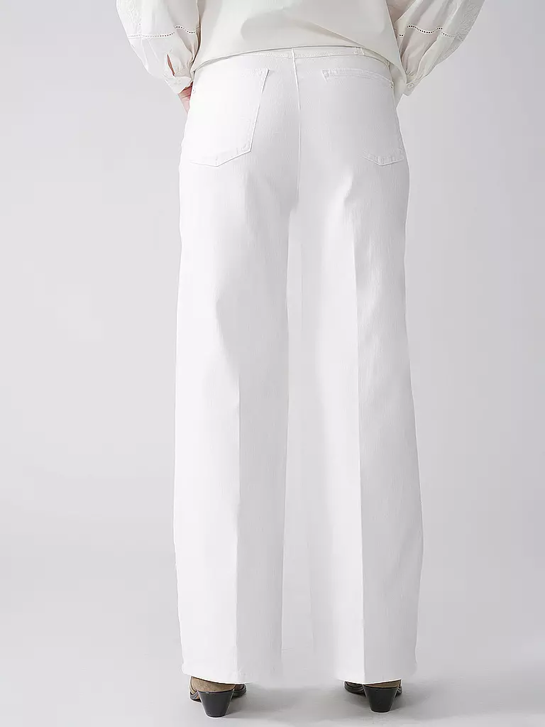 RAPHAELA BY BRAX | Jeans Wide Leg  LAURA | weiss