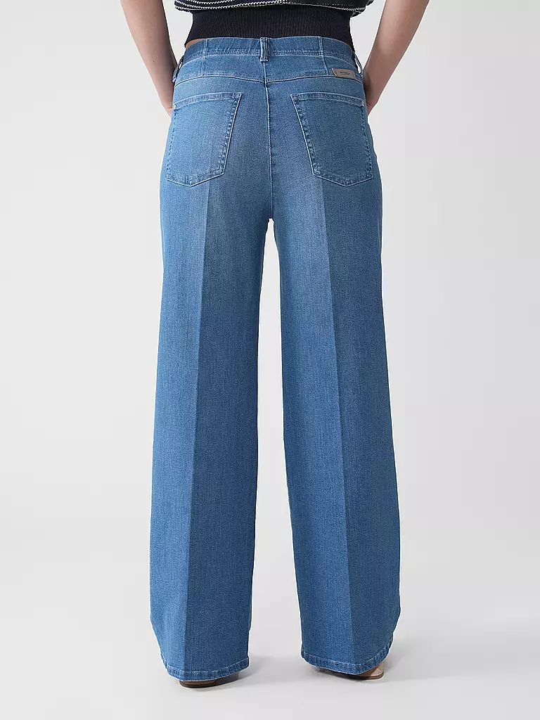 RAPHAELA BY BRAX | Jeans Wide Leg LAURA | hellblau