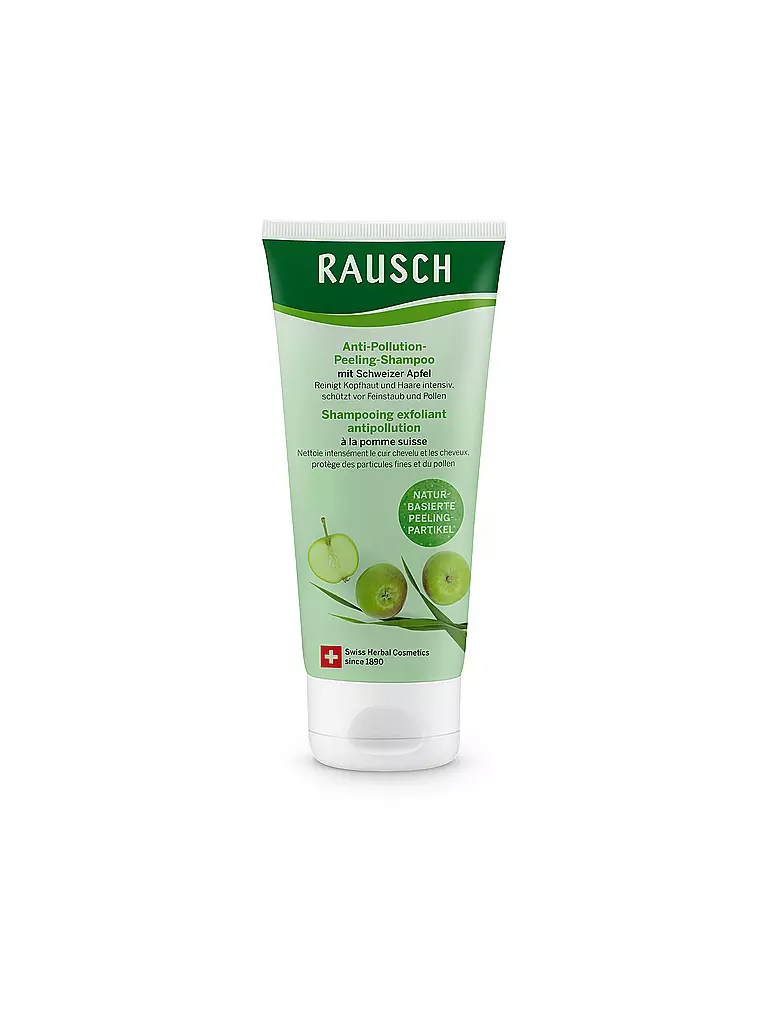 RAUSCH | Haarpflege - Anti-Pollution-Peeling-Shampoo mit Schweizer Apfel 100ml | keine Farbe