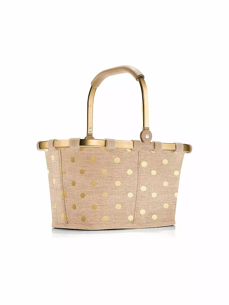 REISENTHEL | Carrybag XS Metall Dots Coffe  | beige