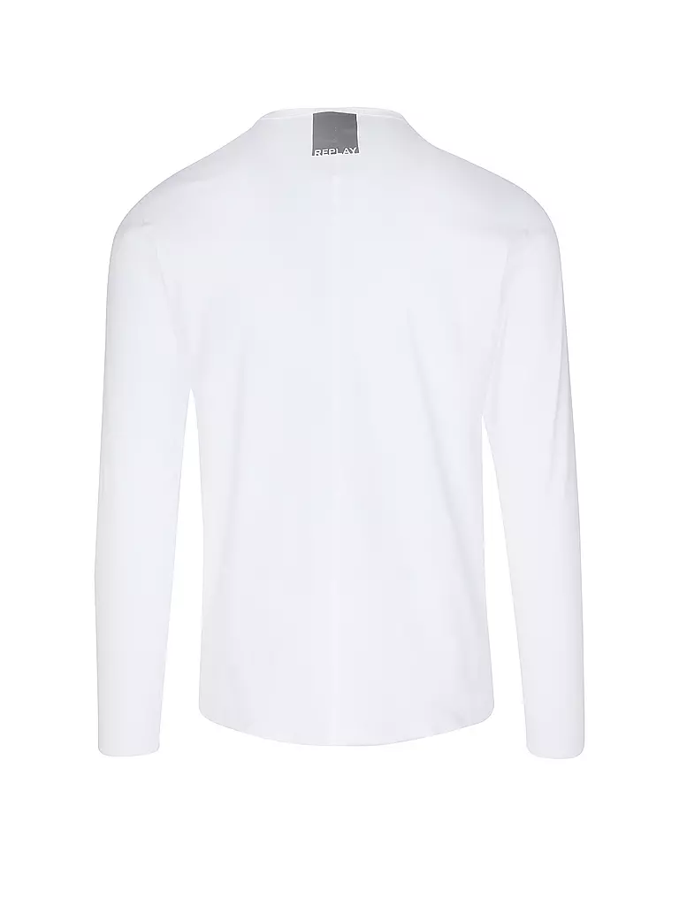 REPLAY | Langarmshirt  | weiss