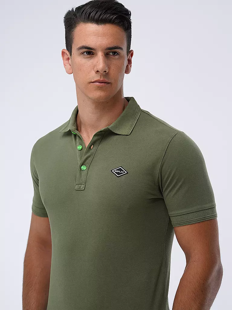 REPLAY | Poloshirt  | olive