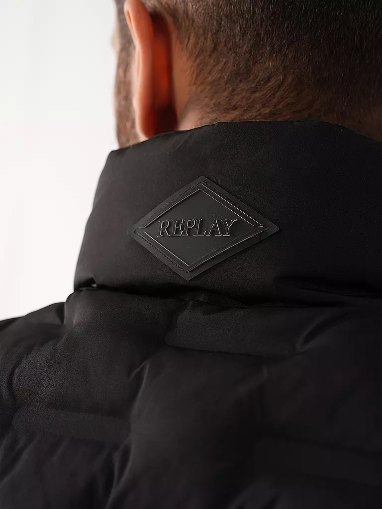 REPLAY | Steppgilet  | schwarz