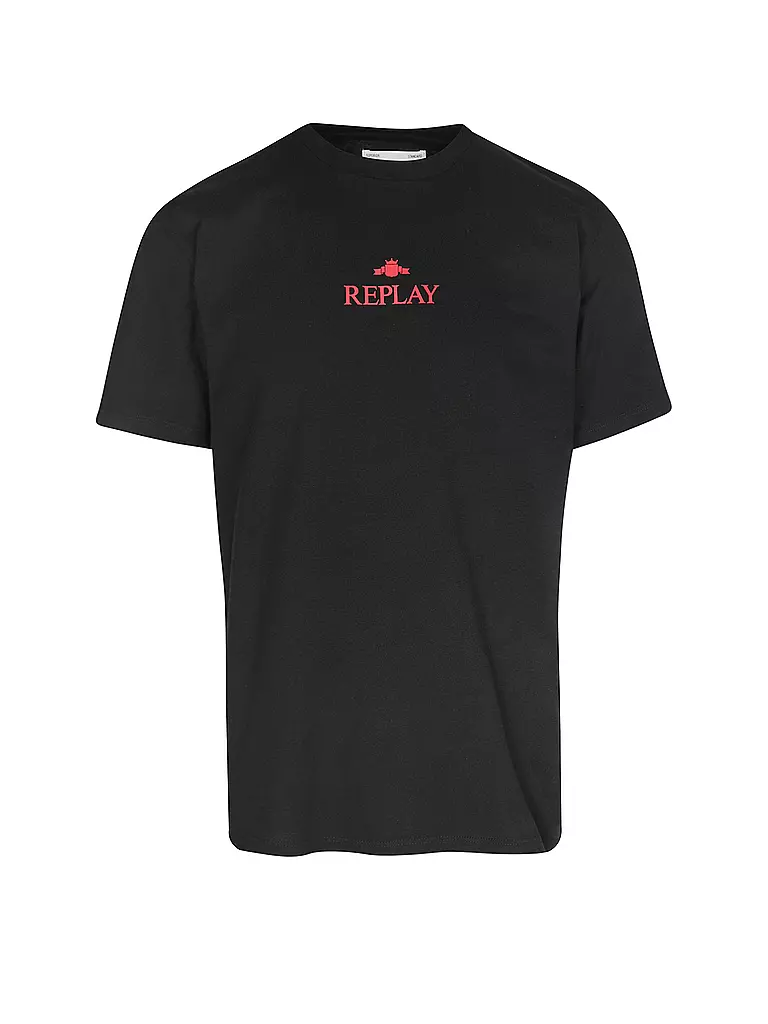 REPLAY | T-Shirt  | schwarz