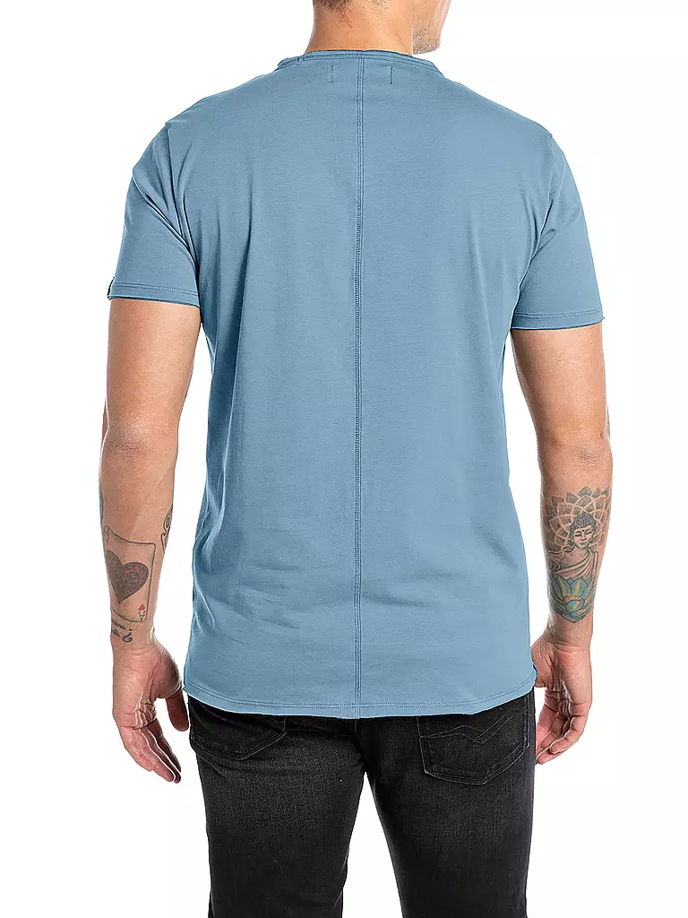 REPLAY | T-Shirt  | hellblau