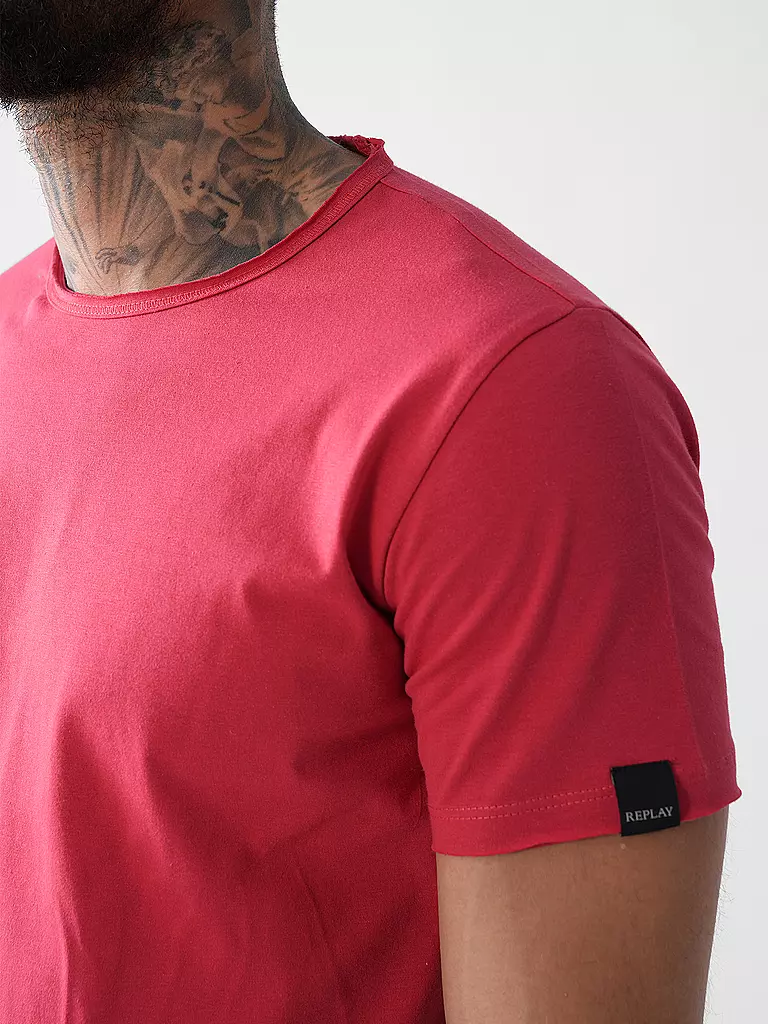 REPLAY | T-Shirt  | rot