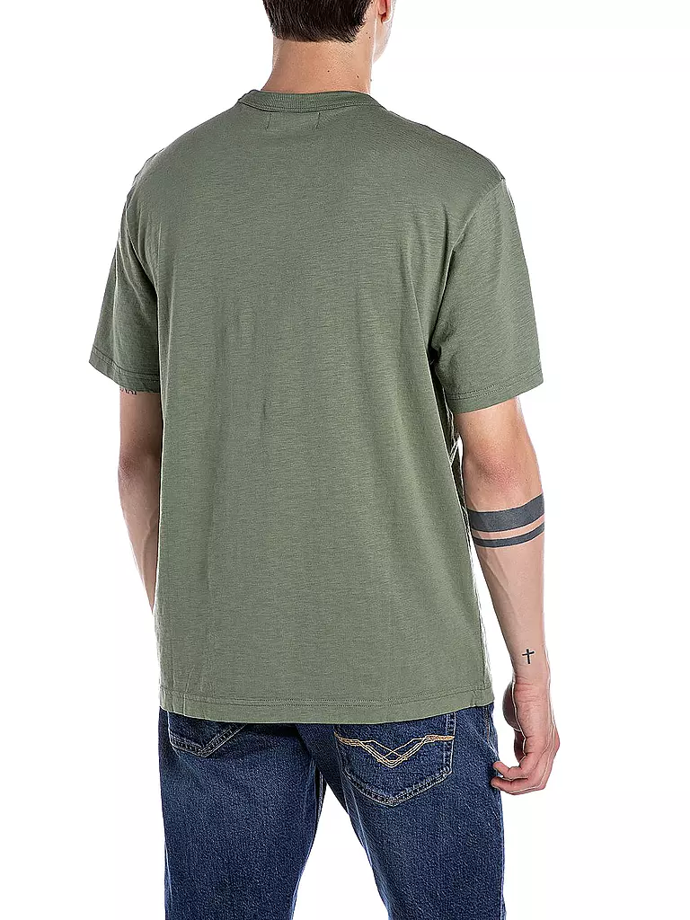 REPLAY | T-Shirt  | olive