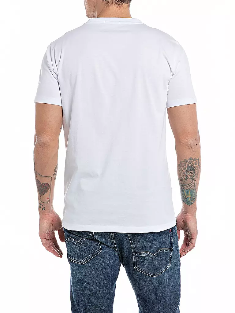 REPLAY | T-Shirt | weiss