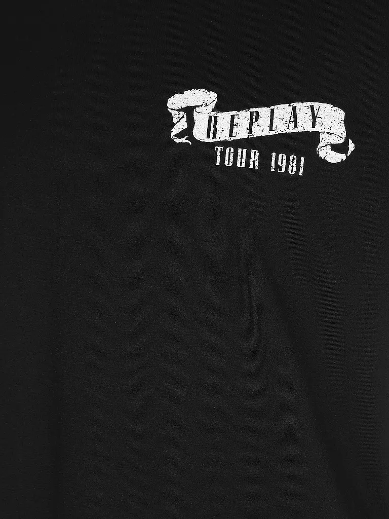 REPLAY | T-Shirt | schwarz