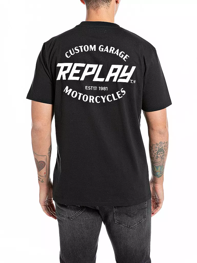 REPLAY | T-Shirt | schwarz