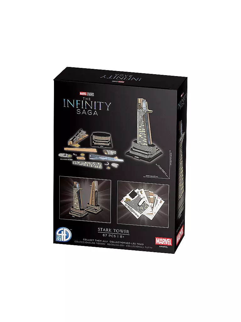 REVELL |  Marvel Stark Tower Revell 3D Puzzle | keine Farbe