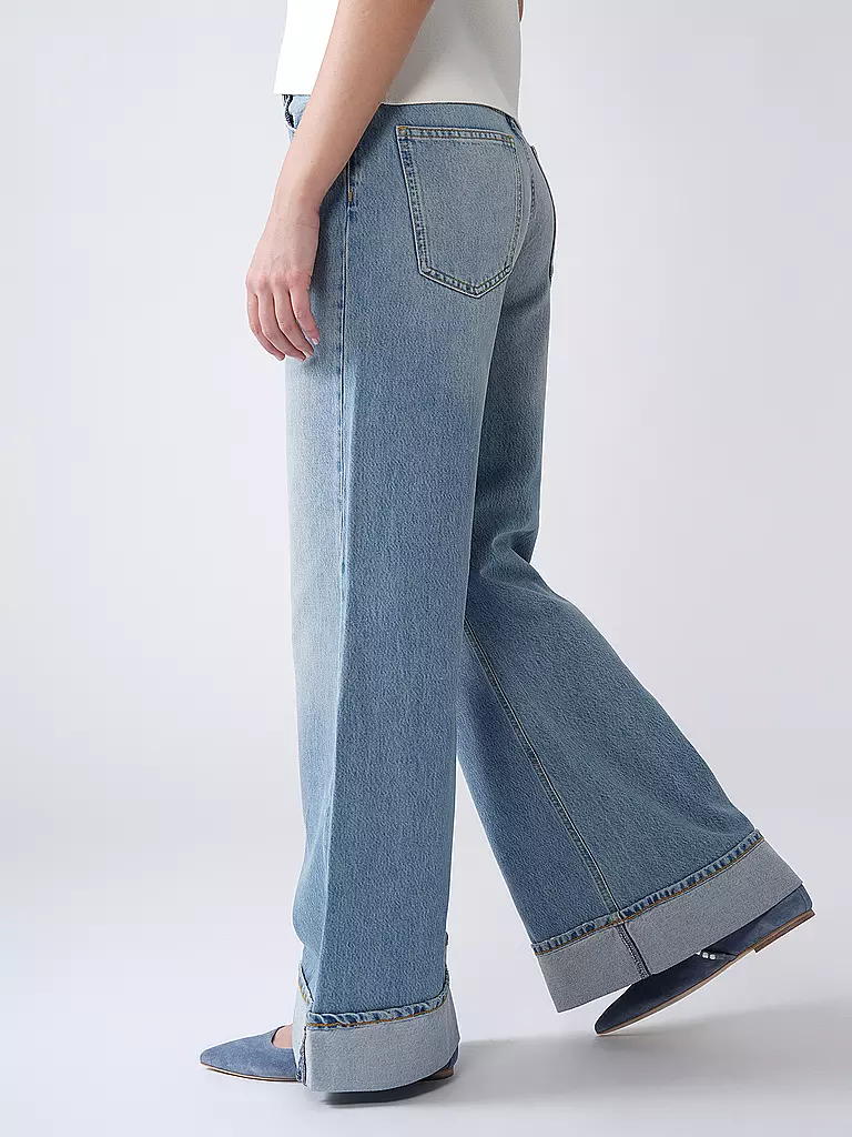 RICH & ROYAL | Jeans Wide Leg | blau