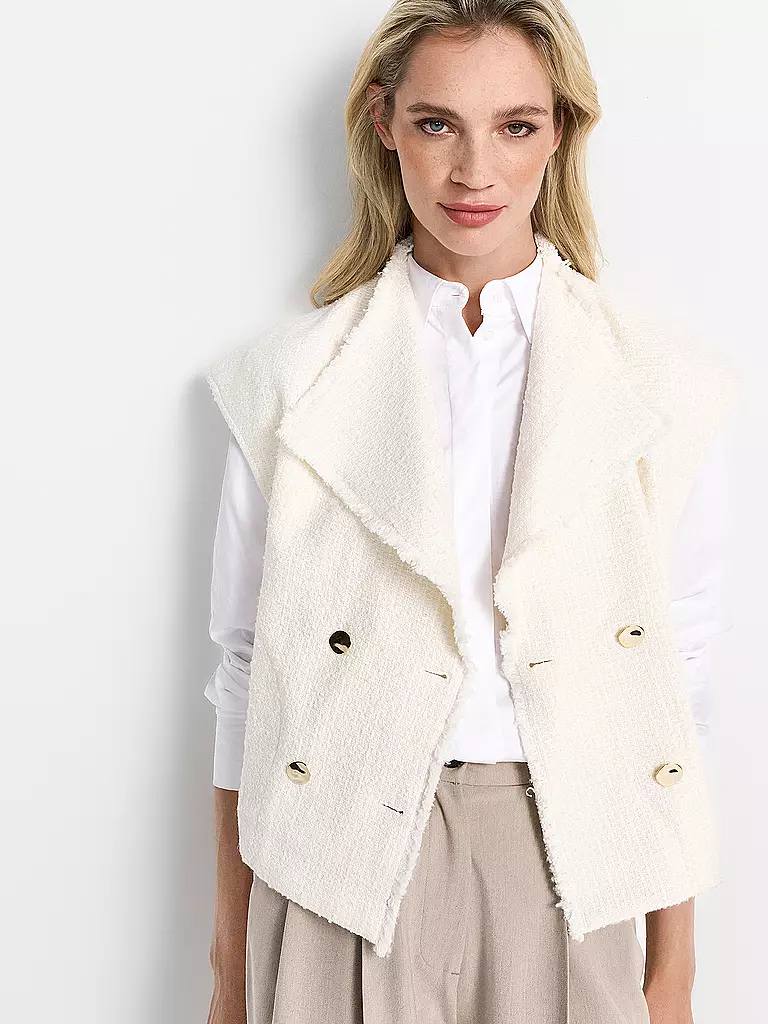 RICH & ROYAL | Gilet | creme