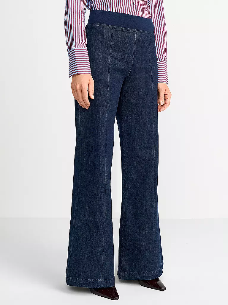 RICH & ROYAL | Jeans Wide Leg | blau