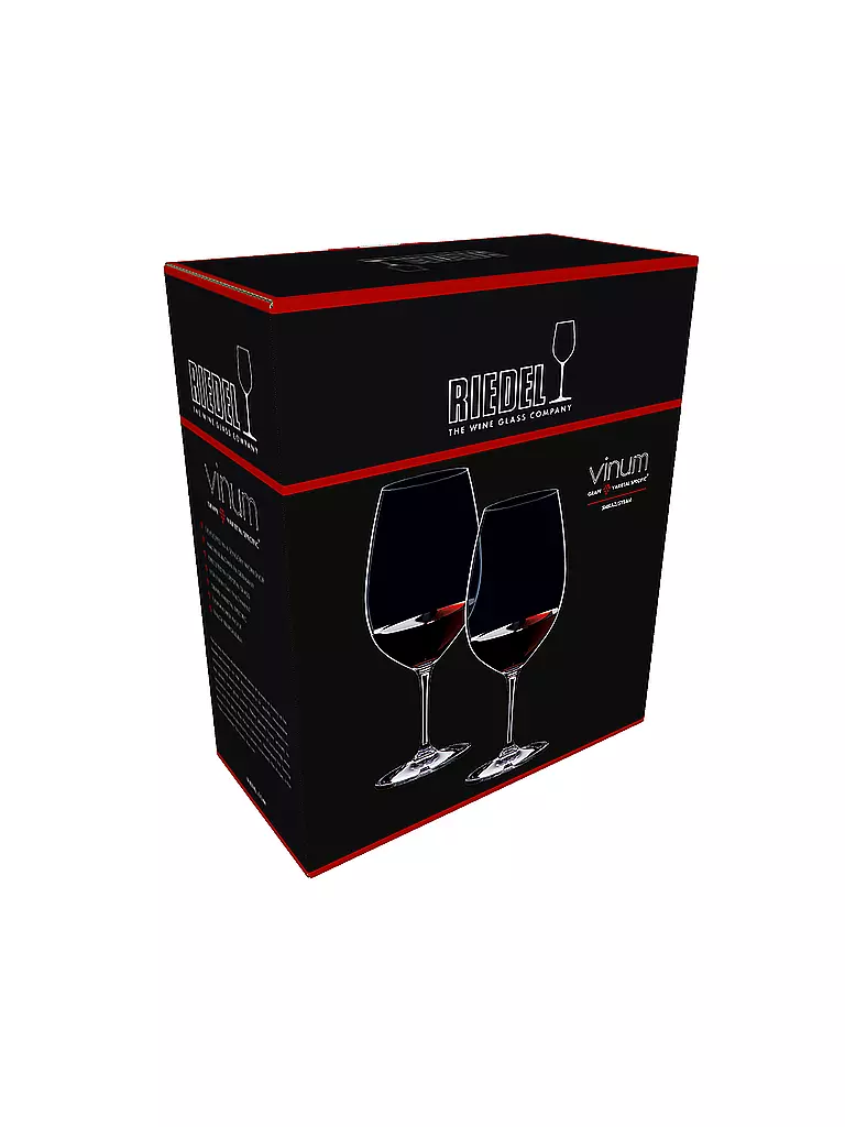 RIEDEL | Rotweinglas 2er Set VINUM Syrah / Shiraz | transparent