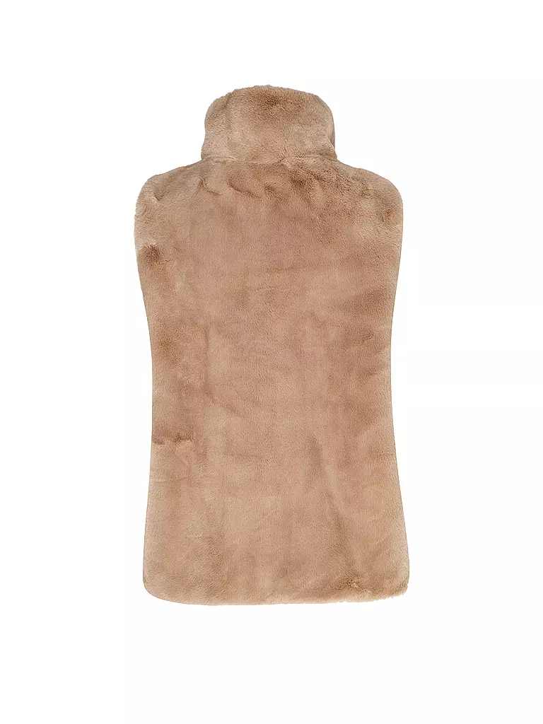 RINO&PELLE | Gilet in Felloptik LISON | camel