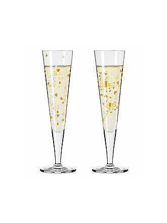 RITZENHOFF | Goldnacht Champus Champagnerglas 2er Set Ana Vasconcelos 2024 Gold