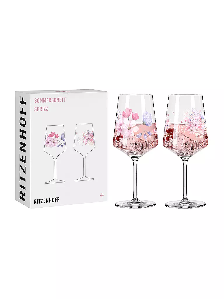 RITZENHOFF | Sommersonett Aperitifglas 2er Set #17 #18 Kuhlmann 2024 | rosa