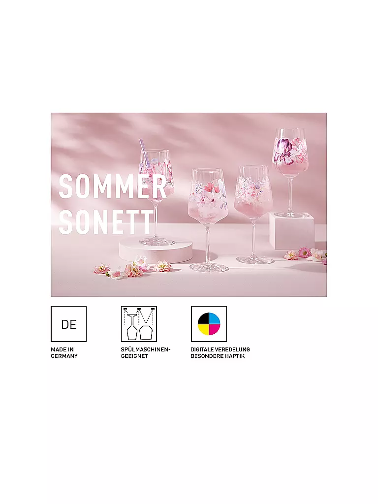 RITZENHOFF | Sommersonett Aperitifglas 2er Set #17 #18 Kuhlmann 2024 | rosa