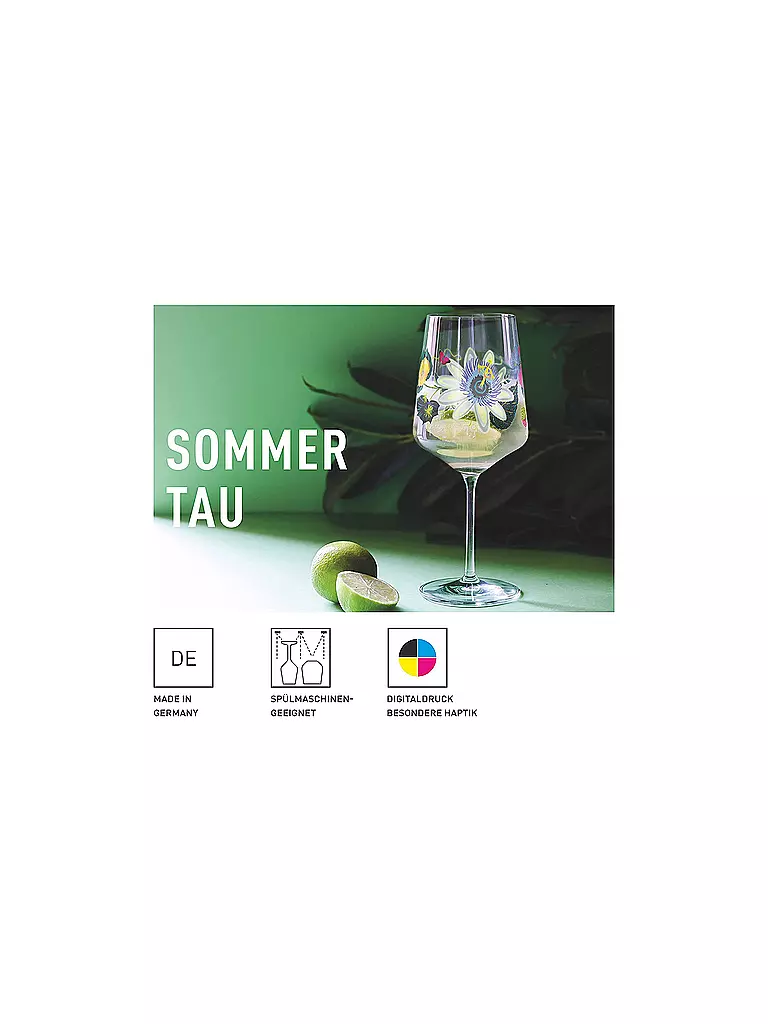 RITZENHOFF | Sommertau Aperitifglas 2022 #14 | bunt