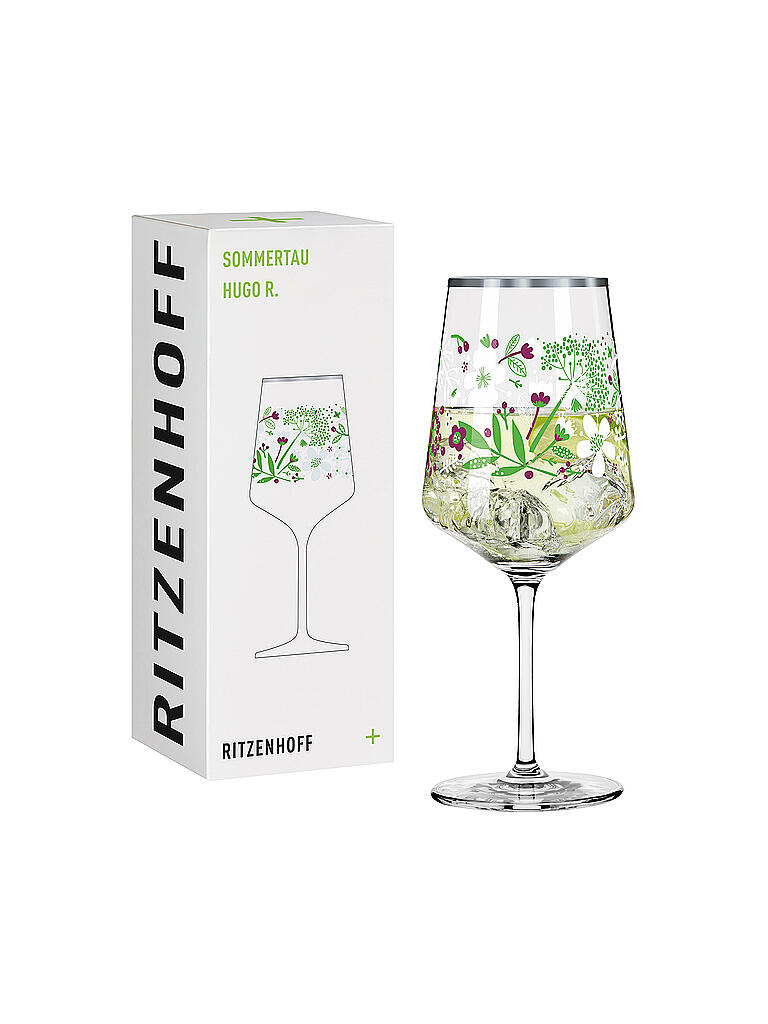 RITZENHOFF | Sommertau Hugo R. Aperitifglas #1 Carolyn Gavin 2014 | bunt