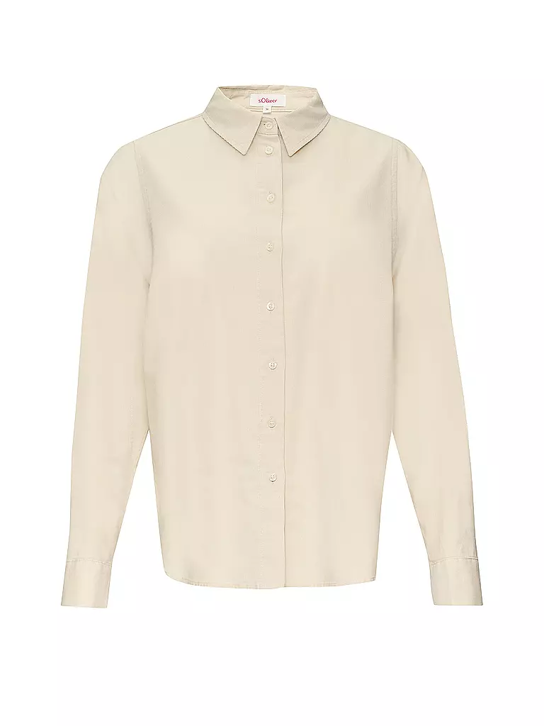 S.OLIVER | Cordbluse | beige