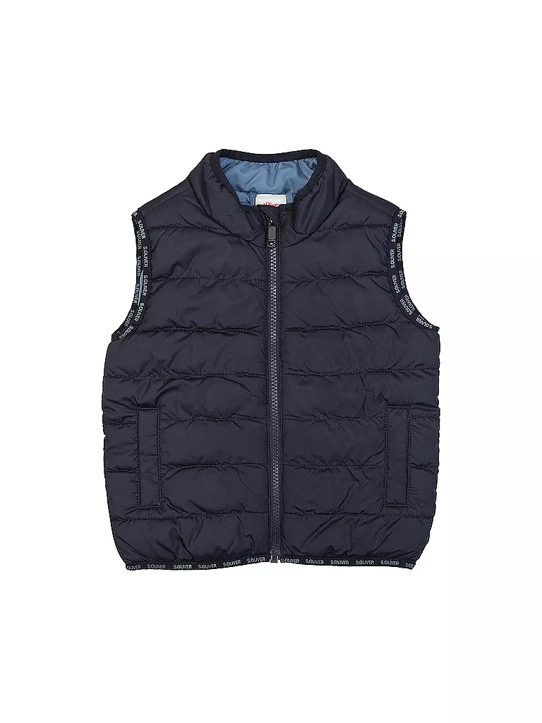 S.OLIVER | Jungen Steppgilet  | dunkelblau