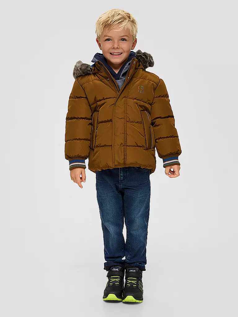 S.OLIVER | Jungen Steppjacke | braun