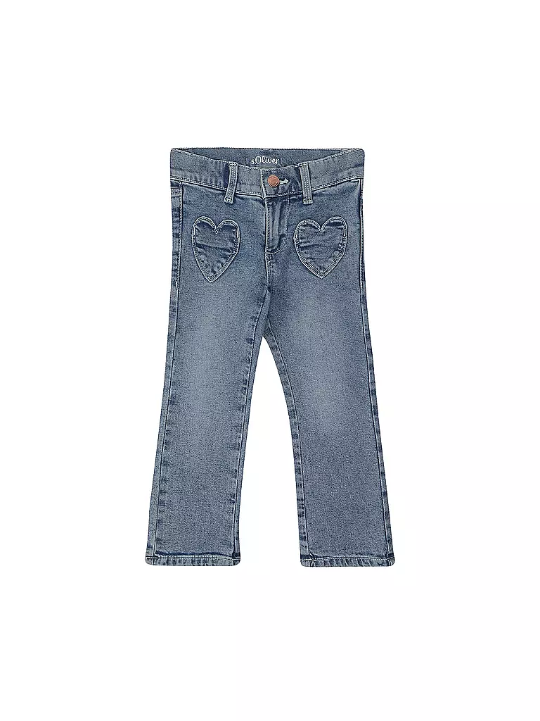 S.OLIVER | Mädchen Jeans Flared Fit  | blau