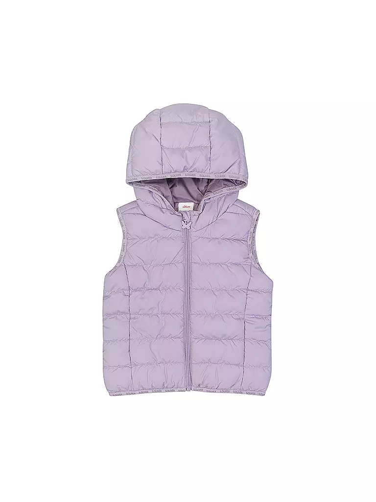 S.OLIVER | Mädchen Steppgilet  | lila