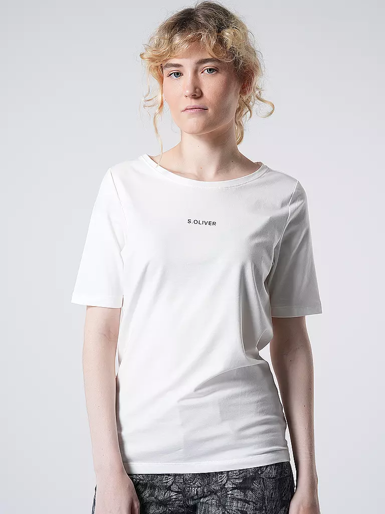 S.OLIVER | T-Shirt  | weiss