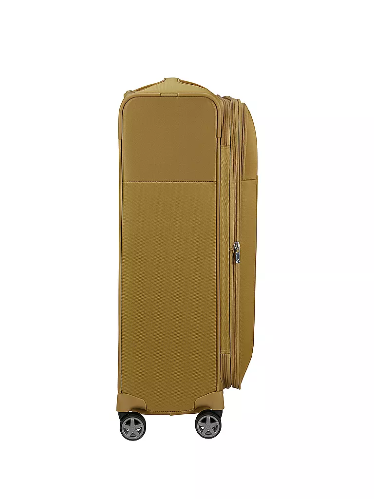 SAMSONITE | Trolley  D'LITE SPINNER 71cm erweiterbar mustard yellow | petrol