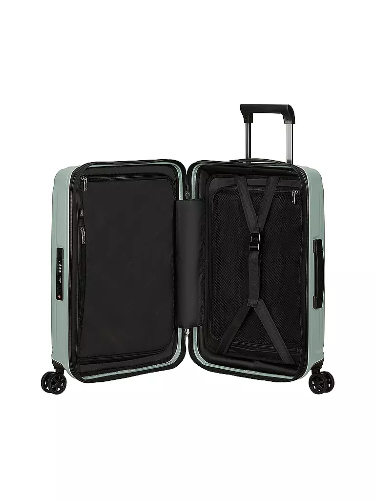 SAMSONITE | Trolley  NUON SPINNER 55cm erweiterbar metallic minera | hellgrün